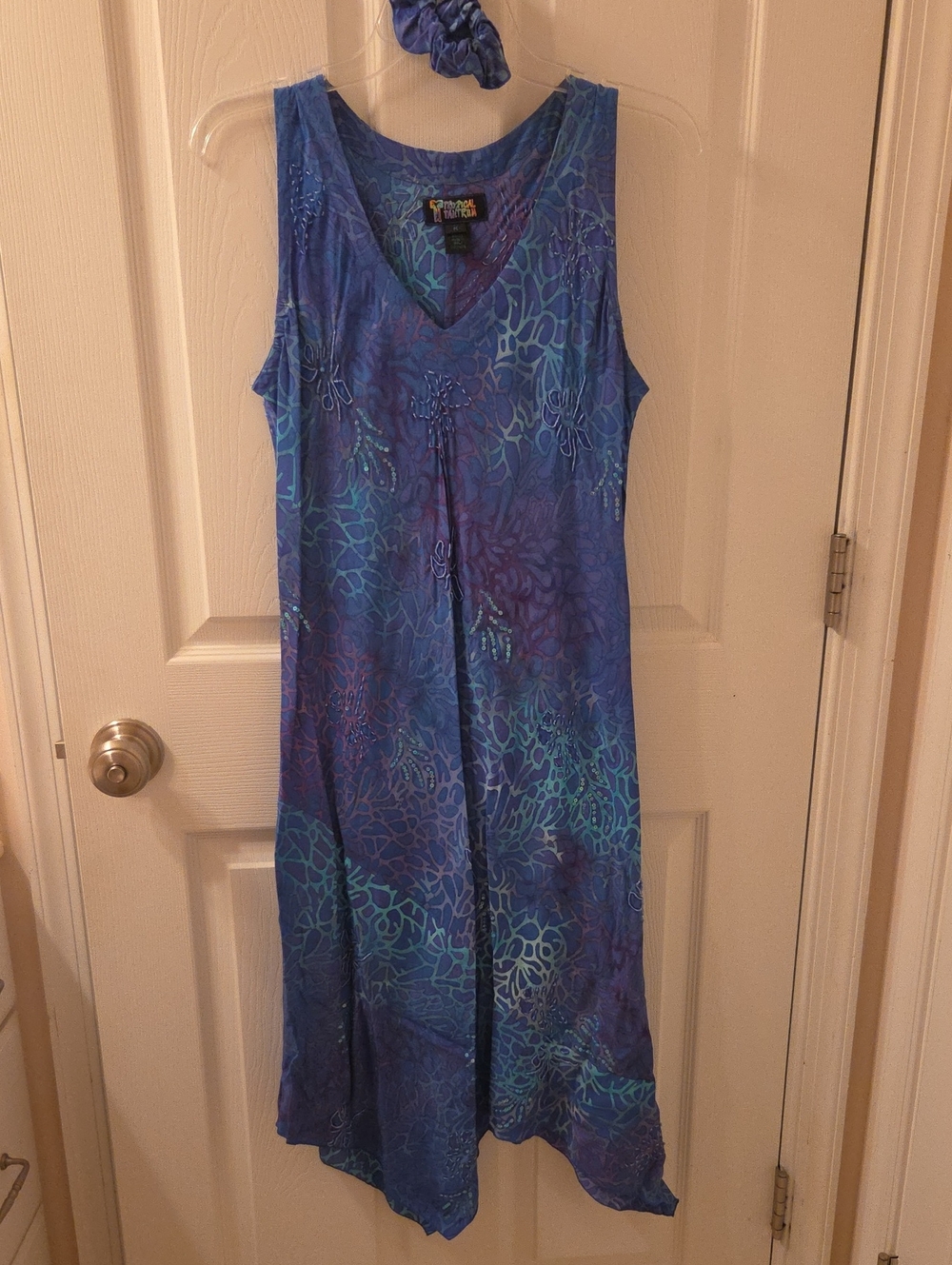 Cynthia Rowley Blue Floral Midi Dress